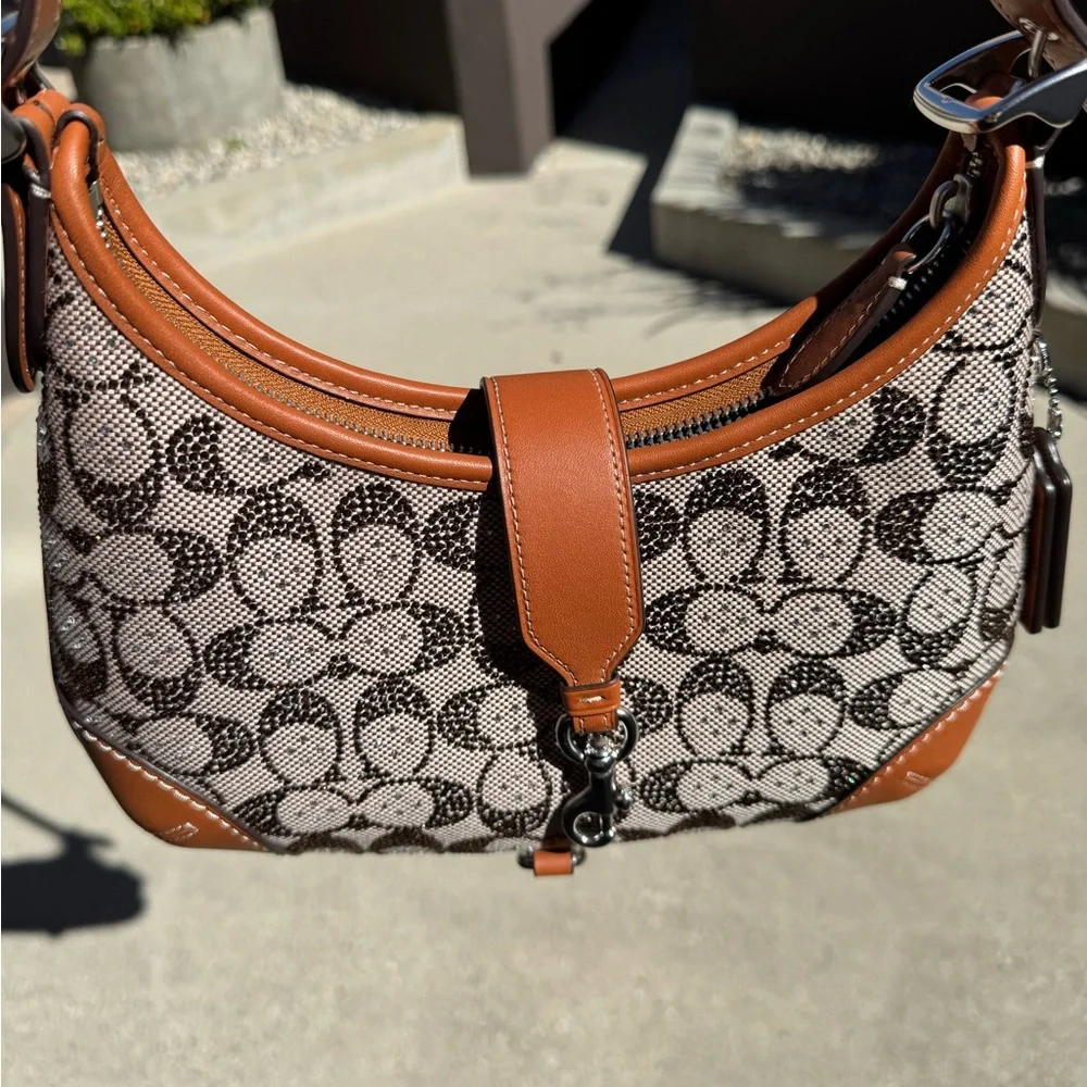 Coach Crystal Hamptons Hobo - Picture 1 of 3